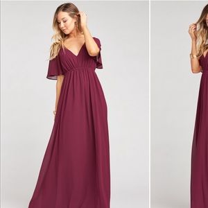 Emily empire maxi dress